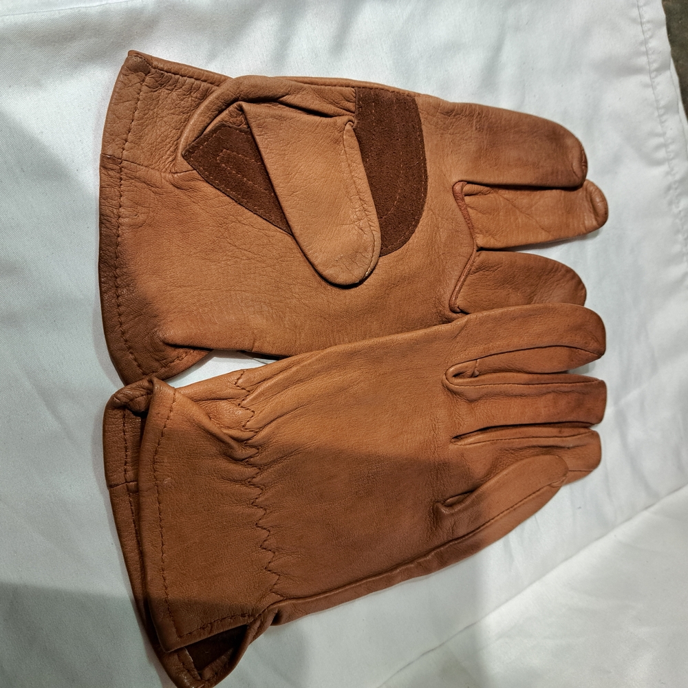 Brown Leather Gloves